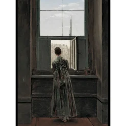 Poster Gallerix Frau Am Fenster By Caspar David Friedrich