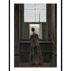 Poster Gallerix Frau Am Fenster By Caspar David Friedrich