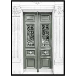 Poster Gallerix Green Double Door