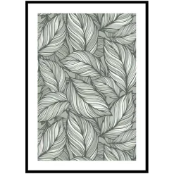 Poster Gallerix Leaf Pattern