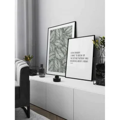 Poster Gallerix Leaf Pattern