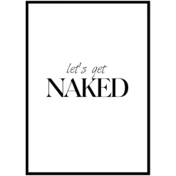 Poster Gallerix Lets Get Naked