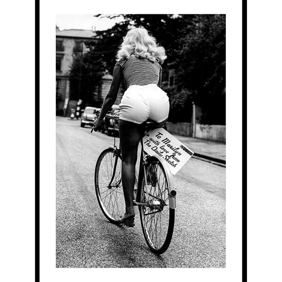 Poster Gallerix Marilyn Monroe Riding Bicycle
