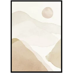 Poster Gallerix Mountain Shapes