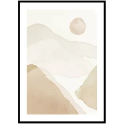 Poster Gallerix Mountain Shapes
