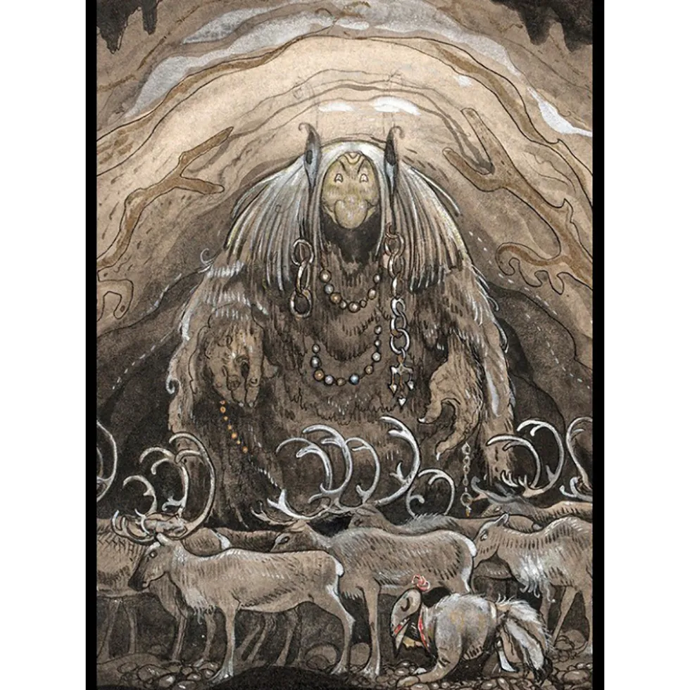 Poster Gallerix Nilas Offer Julbocken II av John Bauer