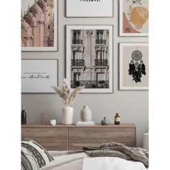 Poster Gallerix Parisian Building Facade