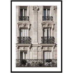 Poster Gallerix Parisian Building Facade