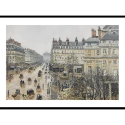 Poster Gallerix Place Du Thtre Franais Paris Rain By Camille Pissarro