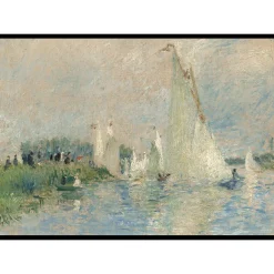 Poster Gallerix Regatta at Argenteuil By Auguste Renoir