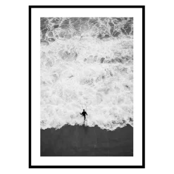 Poster Gallerix Running Into Ocean