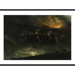 Poster Gallerix The Wild Hunt of Odin By Peter Nicolai Arbo