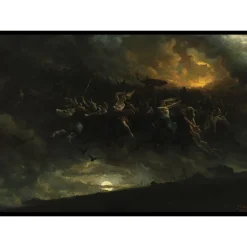 Poster Gallerix The Wild Hunt of Odin By Peter Nicolai Arbo