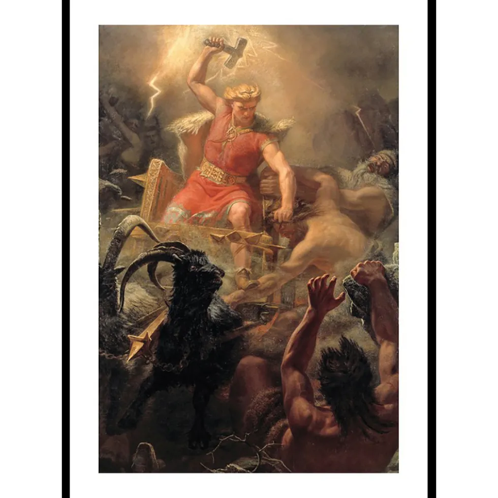 Poster Gallerix Tors Strid med Jättarna By Marten Eskil Winge