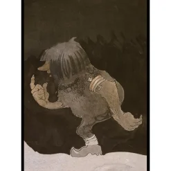 Poster Gallerix Troll på vandring av John Bauer