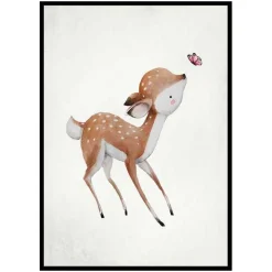 Poster Gallerix Watercolor Deer