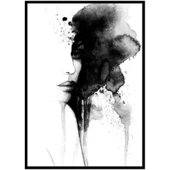 Poster Gallerix Watercolor Face No1