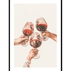 Poster Gallerix Wine Toast Among Friends