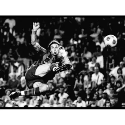 Poster Gallerix Zlatan Ibrahimovic FC barcelona 2009 B&W