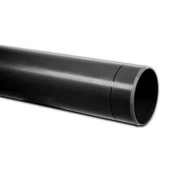 PP Markrör 110/3,2 x 3000mm, Svart utan muff