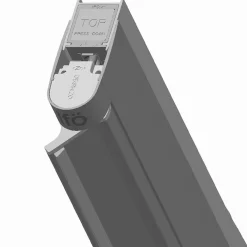 Profil Contura Shower Space Nisch StällbarMatt Aluminium