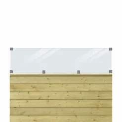 Profilstaket PLUS Klink Med Glas 174 x 125 cm