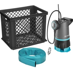 Pump Gardena 20000 Basic Dränkbar Set För Rent & Smutsigt Vatten