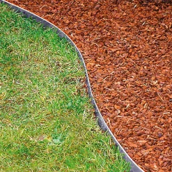 Rabattkant Hortus Metall Grå, Formbar & Galvaniserad Gräskant