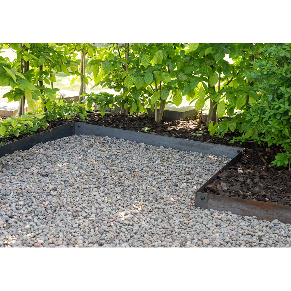 Rabattkant Skotte Garden Corten Odlingskant Corten, 18x100 cm