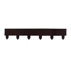 Rabattkant Weibulls 3x18x100 cm Svart 3-Pack