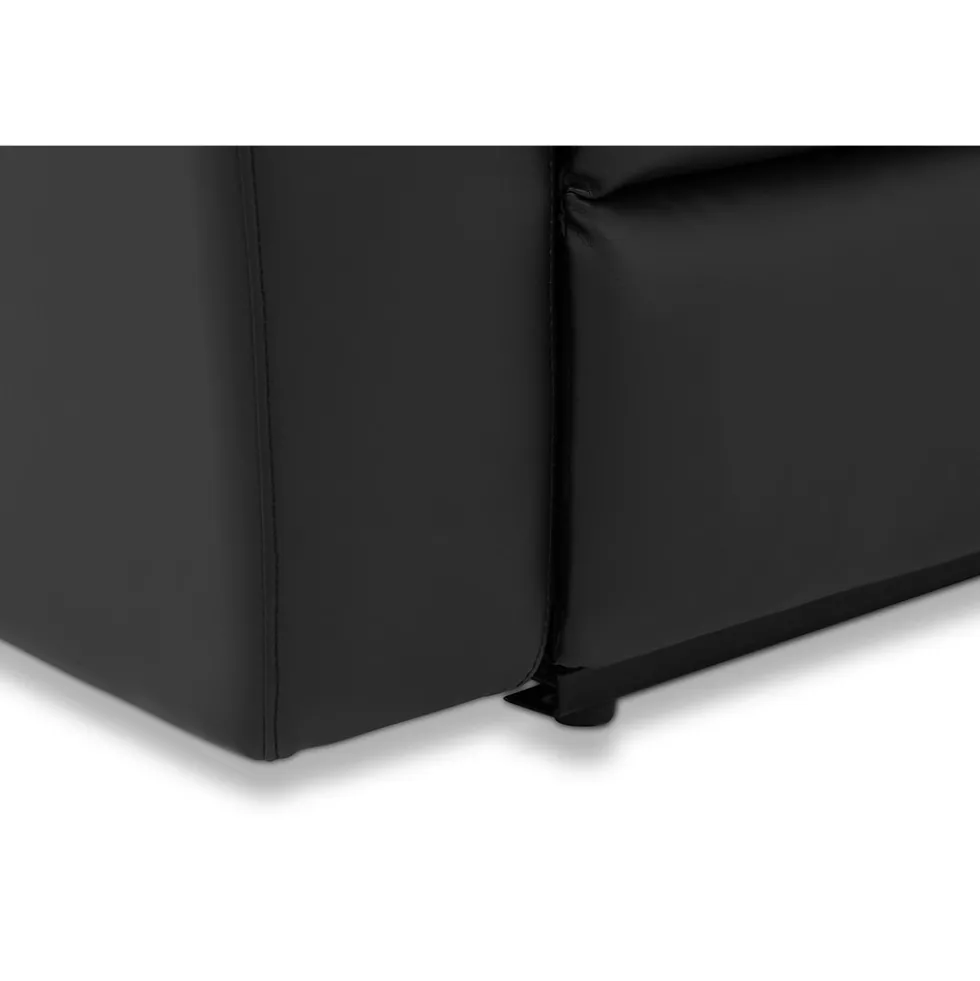 Reclinersoffa Bloomington Norbo 4-sitsSvart