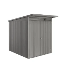 Redskapsbod Biohort Avantgarde Eco A2 Metallic Kvartsgrå Dubbeldörr