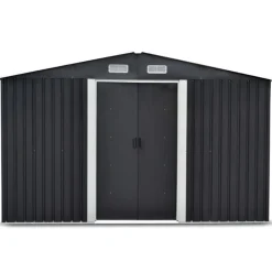 Redskapsbod Metalcraft 12,5 m² Förråd med Bas Svart