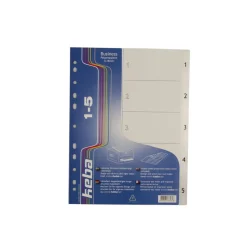 Register KEBA Business A4 0,18 mm PP 1-5