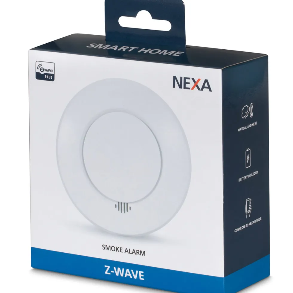 Rökdetektor Nexa ZSD-109 Z-Wave Trådlös optisk