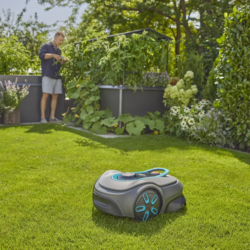 Robotgräsklippare Gardena Smart Sileno Sense 600 Bevattningspaket