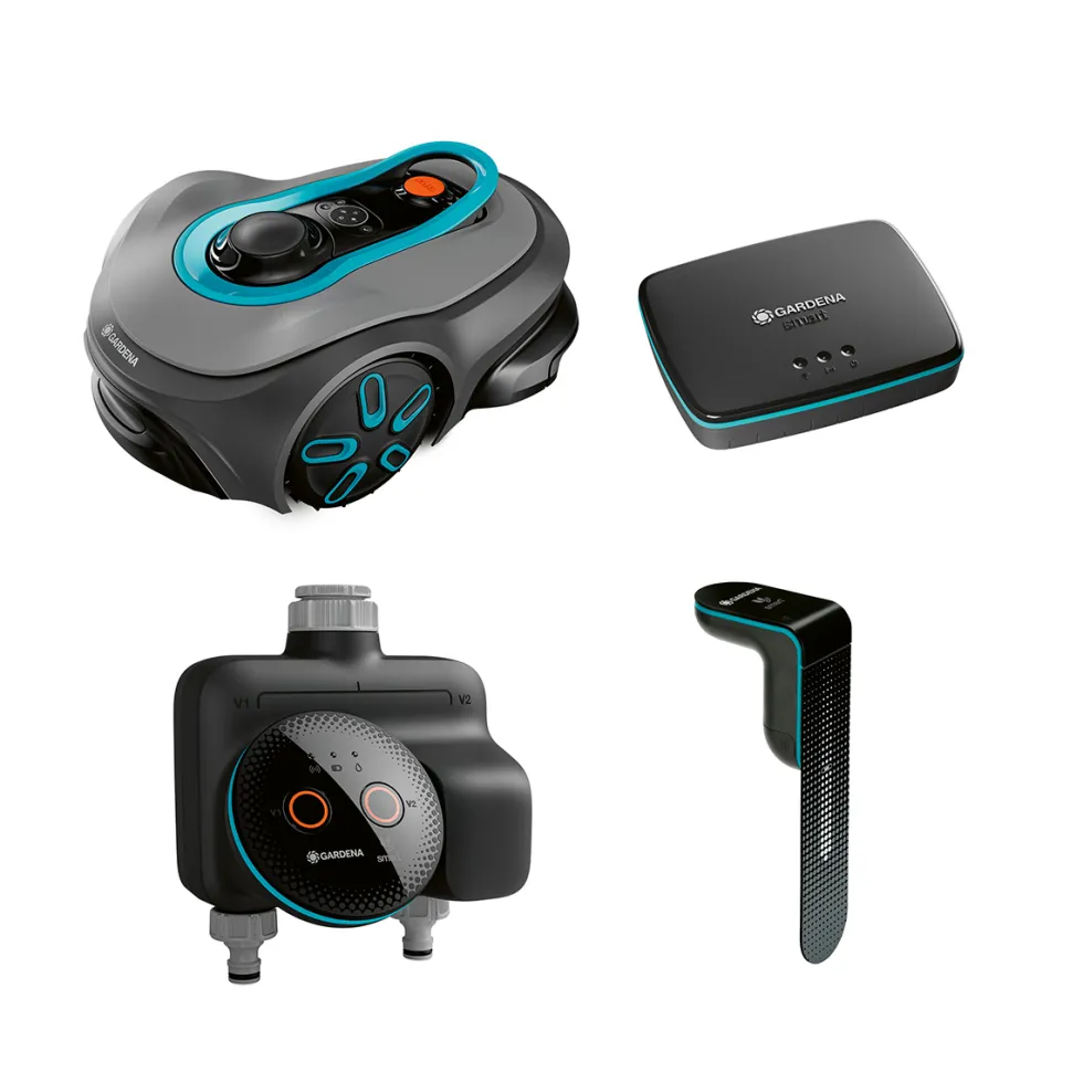 Robotgräsklippare Gardena Smart Sileno Sense 600 Bevattningspaket