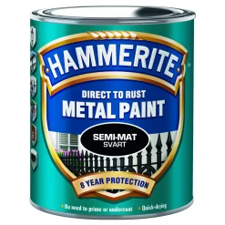 Rostskyddsfärg Hammerite Sidenmatt Svart 750ml