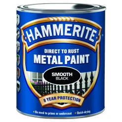 Rostskyddsfärg Hammerite Slätlack Svart 750ml