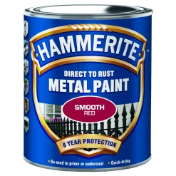 Rostskyddsfärg Hammerite Slätlack Röd 750ml