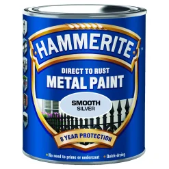 Rostskyddsfärg Hammerite Slätlack Silver 750ml