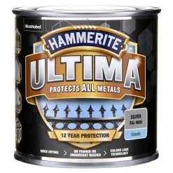 Rostskyddsfärg Hammerite Ultima Slätlack Silver 250ml