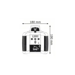 Rotationslaser Bosch GRL 300 HVG Professional med Lasermottagare