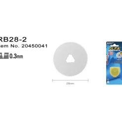 Rullskär Olfa RB28-2 ø28 mm