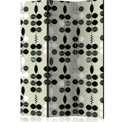 Rumsavdelare Arkiio Black And White Dots 135x172 cm