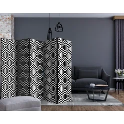Rumsavdelare Arkiio Black and White Hypnosis II 225x172 cm