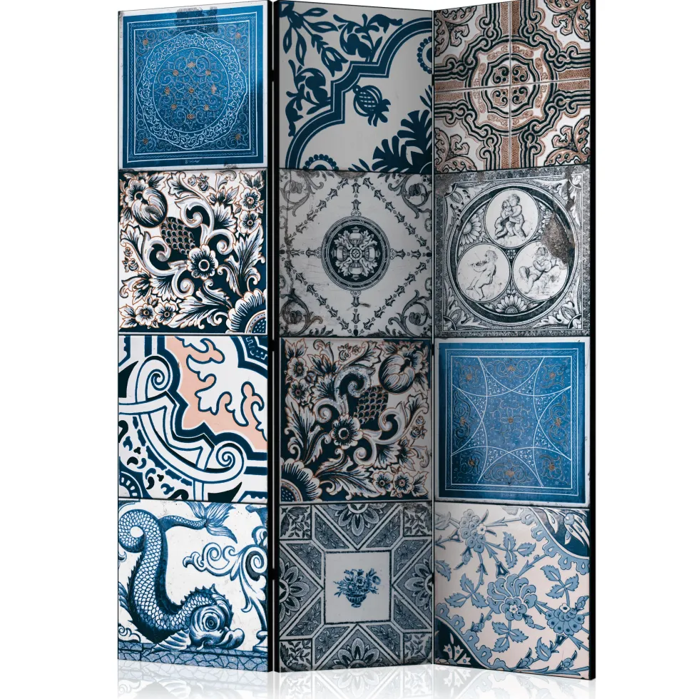 Rumsavdelare Arkiio Blue Arabesque 135x172 cm
