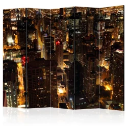 Rumsavdelare Arkiio City by Night Chicago USA II 225x172 cm