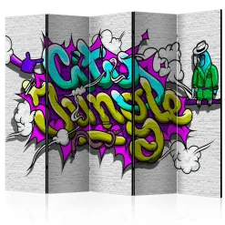Rumsavdelare Arkiio City Jungle Graffiti II 225x172 cm