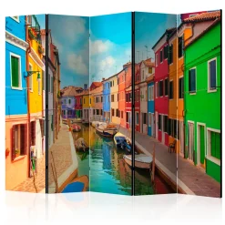 Rumsavdelare Arkiio Colorful Canal in Burano II 225x172 cm